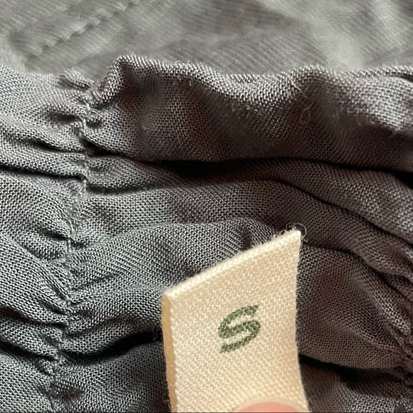 Anthropologie Tiny Lucinda Embroidered Top Grey Aztec Southwest Sz S - Picture 8 of 10